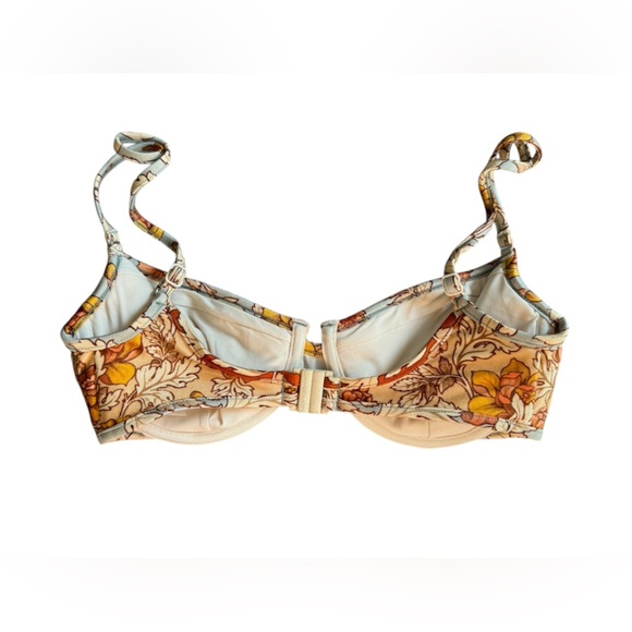 Zimmermann Andie Floral Underwired Bikini Top Size 0CD - Picture 3 of 9